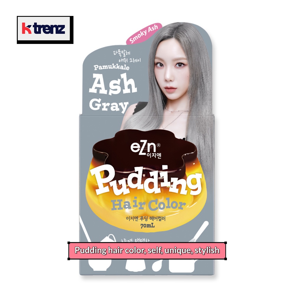 eZn Pudding Hair Color Ash Grey