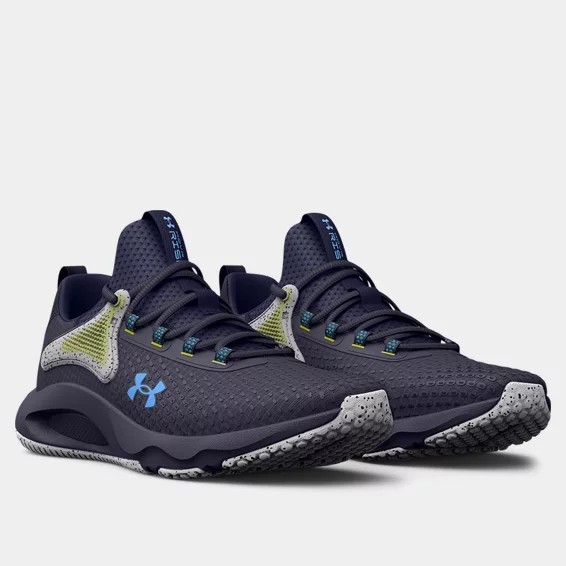 Sepatu Casual Pria terbaru  UA Men's HOVR Rise 4 Shoes Tempered Steel premium quality