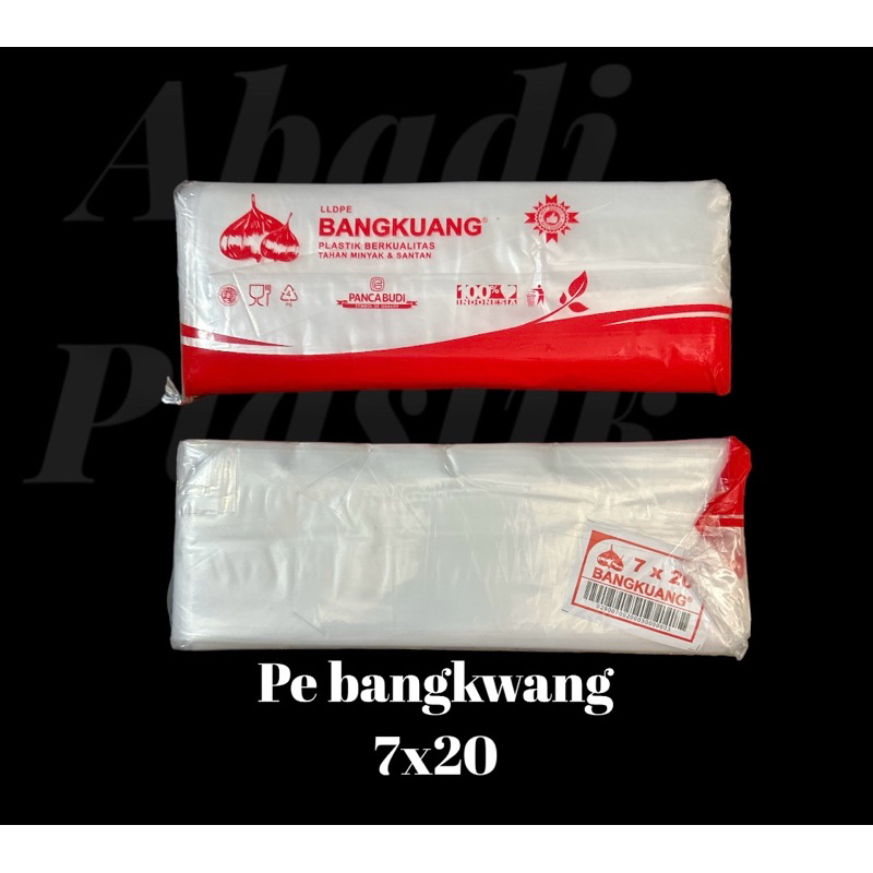 PE BANGKUANG 7x20/PLASTIK ES/PLASTIK SAMBEL 7x20