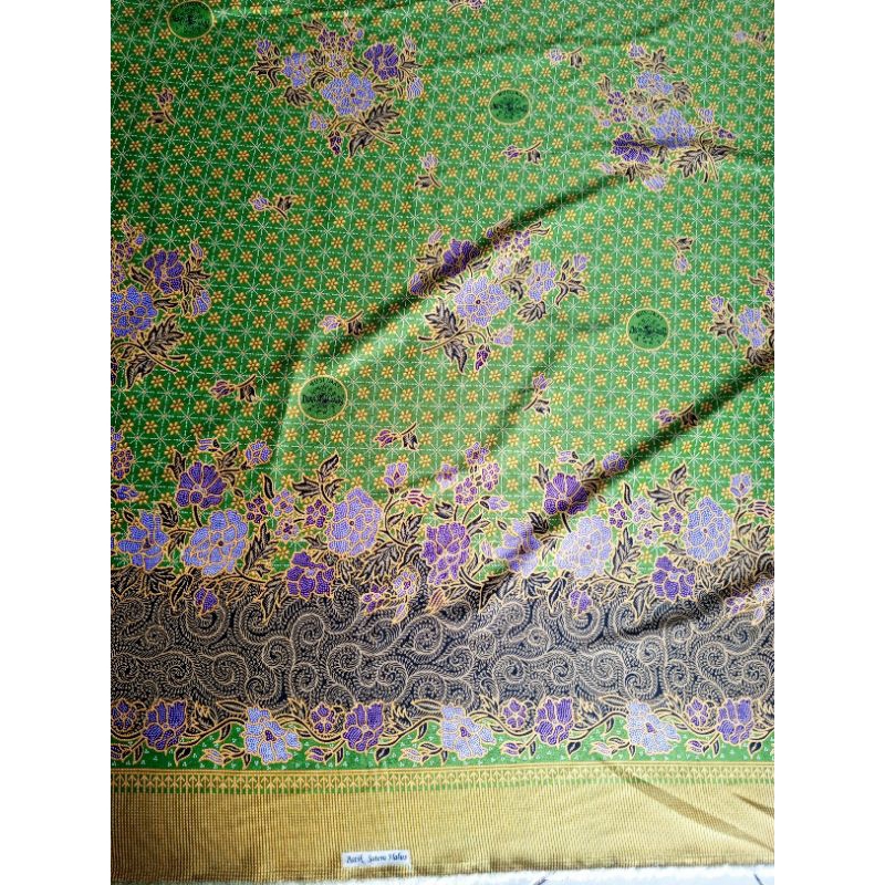 Kain Muslimat NU Hijau Muda Semi Sutra