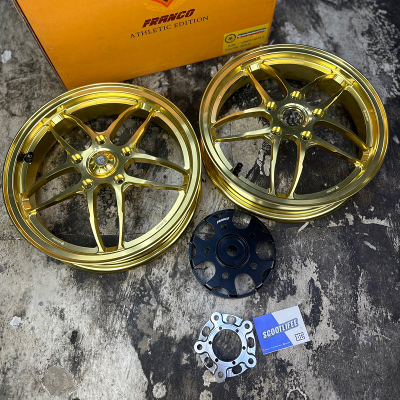 Velg Forged Franco Spyder Gold For Vespa Sprint Primavera S LX