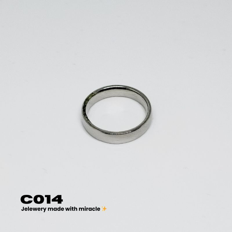 CINCIN TITANIUM ASLI CINCIN PRIA C014 TITANIUM STAINLESS CINCIN POLOS