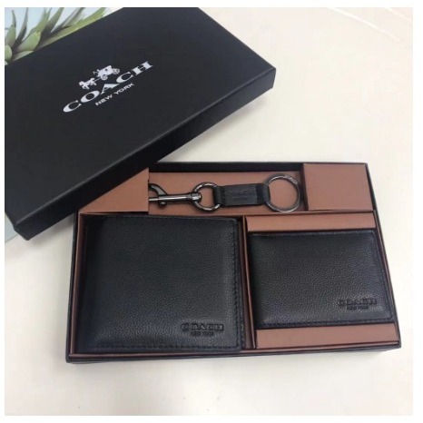 COACH - Dompet Pria - Men Wallet - HITAM.