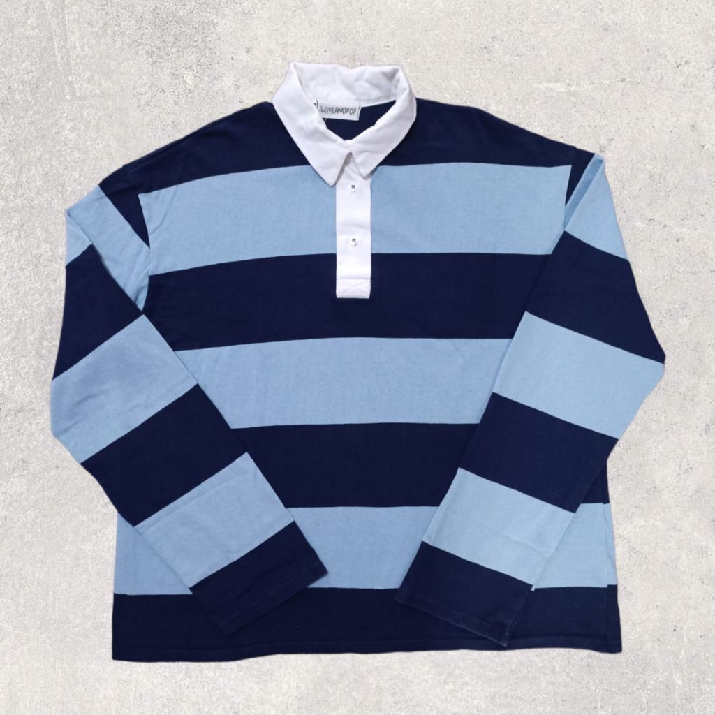 RUGBY SHIRT BY LOVEANDPOP STRIPE SECOND ORIGINAL