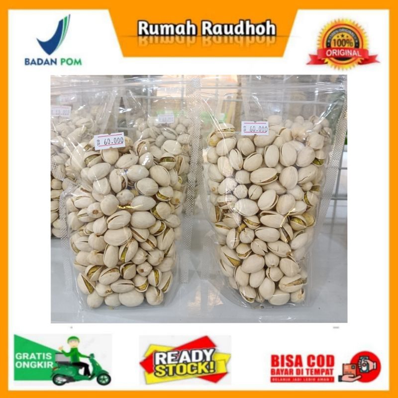 

KACANG PISTACHIO ROASTED PREMIUM 250 GRAM - CEMILAN SEHAT OLEH OLEH HAJI UMROH