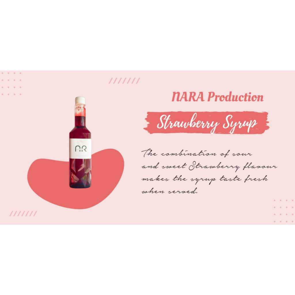 

Strawberry Syrup Nara 750 ML