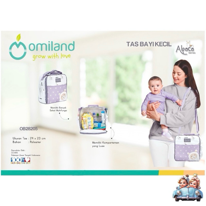 Omiland Tas Bayi ALPACA | Baby | RAINBOW Series