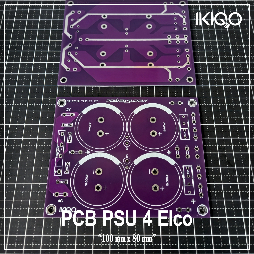PCB PSU 4 Elco Double Layer