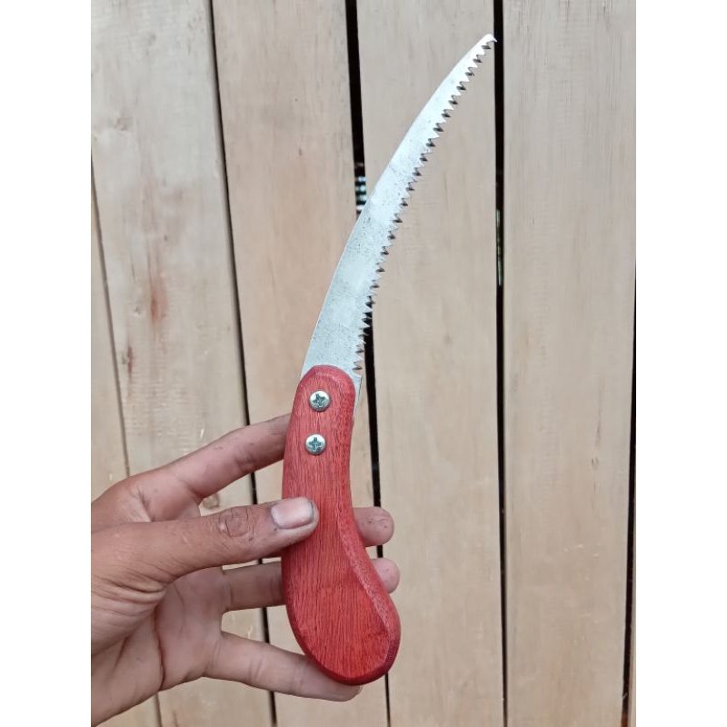 Gergaji Bonsai kecil gergaji lengkung baja slendang