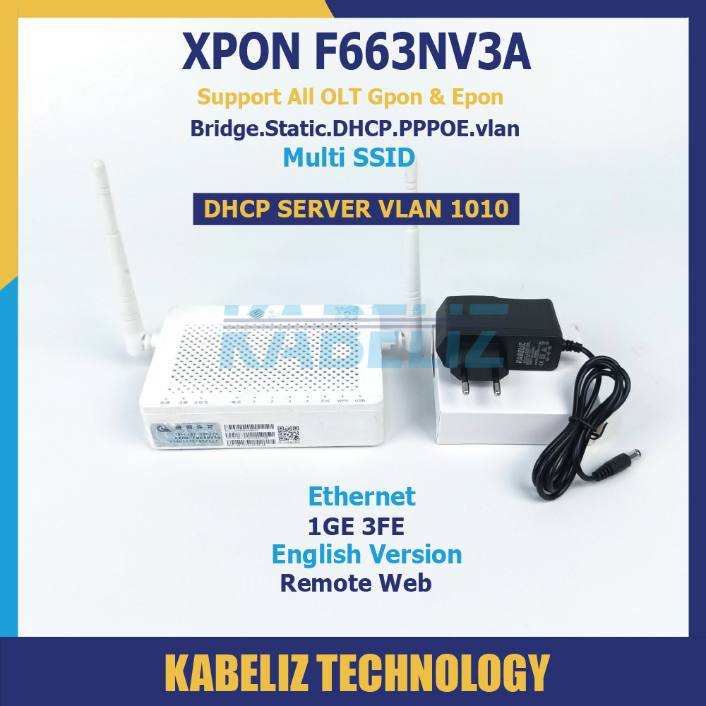 ONU XPON F663NV3A SUPPORT ALL OLT EPON DAN ALL OLT GPON ONT WIFI ROUTER ZTE F663 MODEM F663NV3A