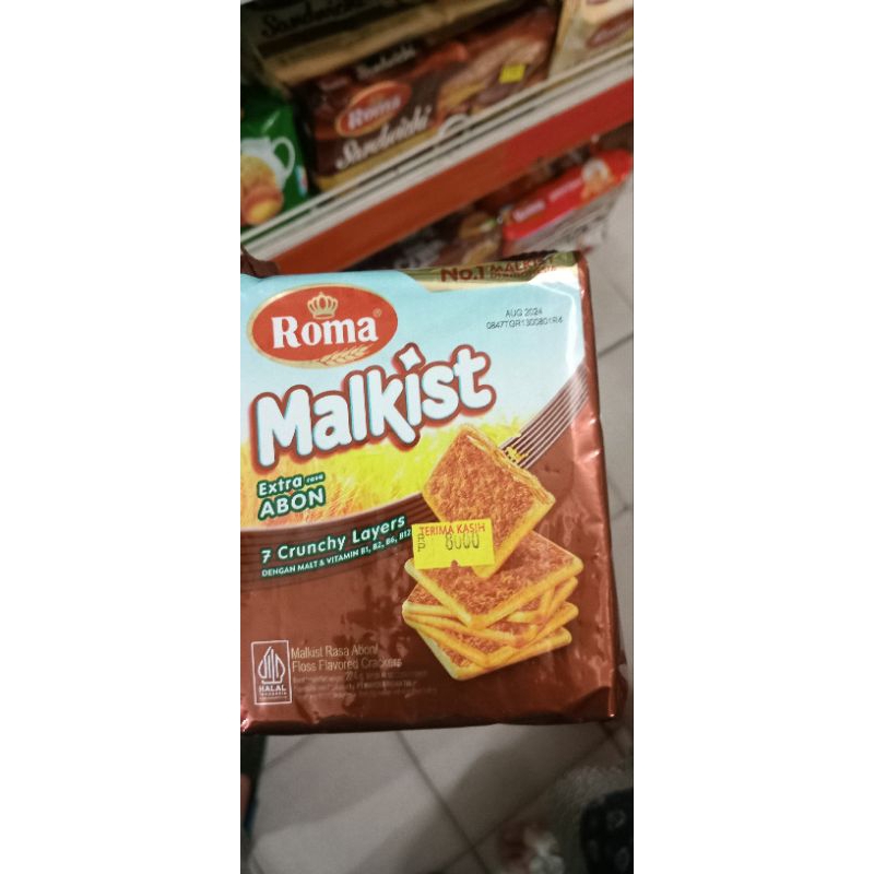 

Roma Malkist Extra Rasa Abon (224 Gram)