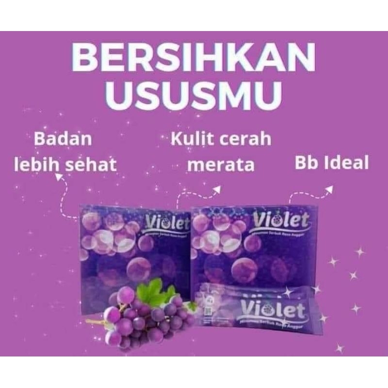 

Violet minuman serbuk rasa anggur@6sachet