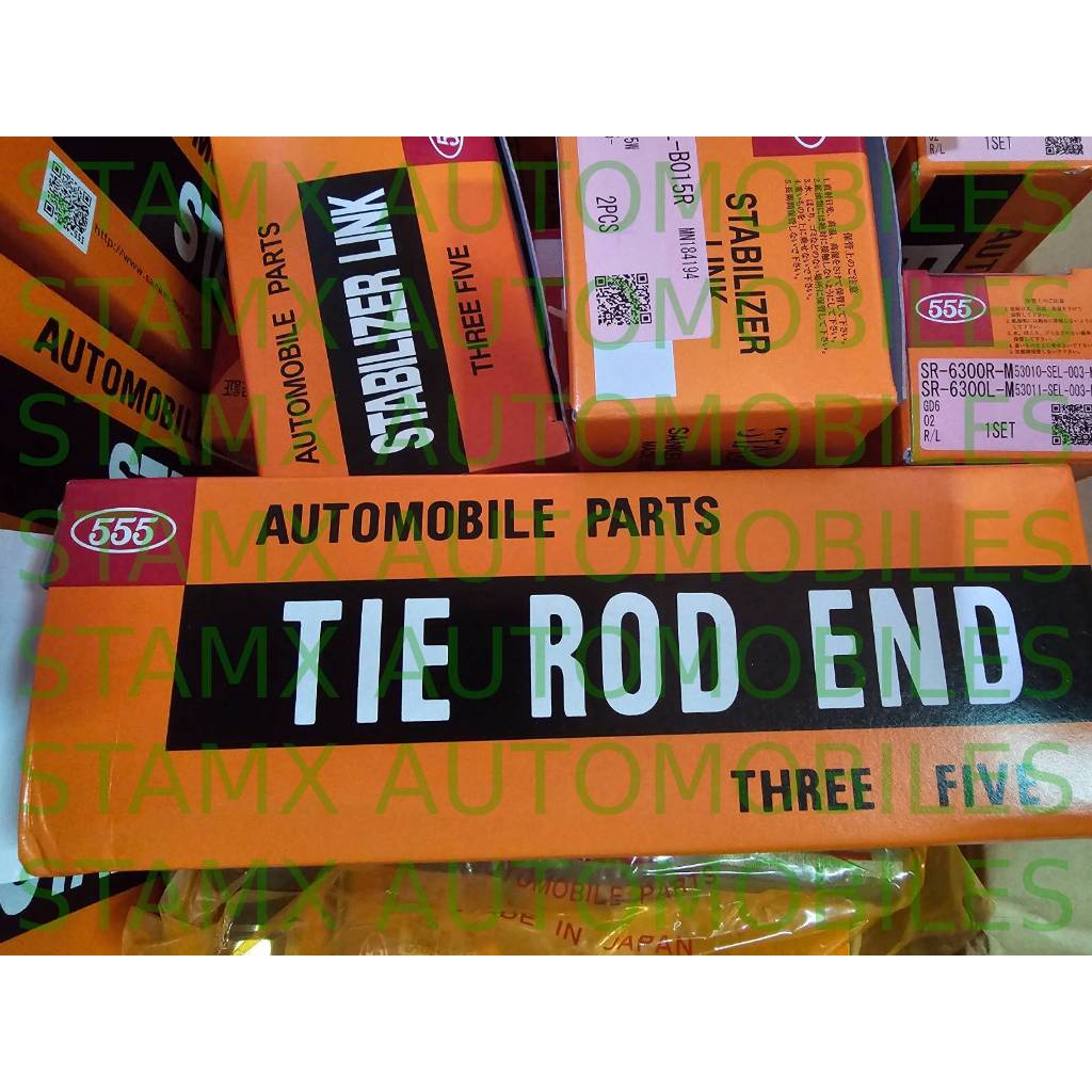 TIE ROD END yang seperti huruf L 100% ORIGINAL merk 555 made in Japan SANKEI Suzuki Ertiga OLD / Lam
