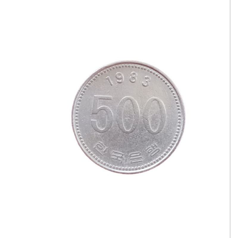 Koin asing Korea 500 won 1983