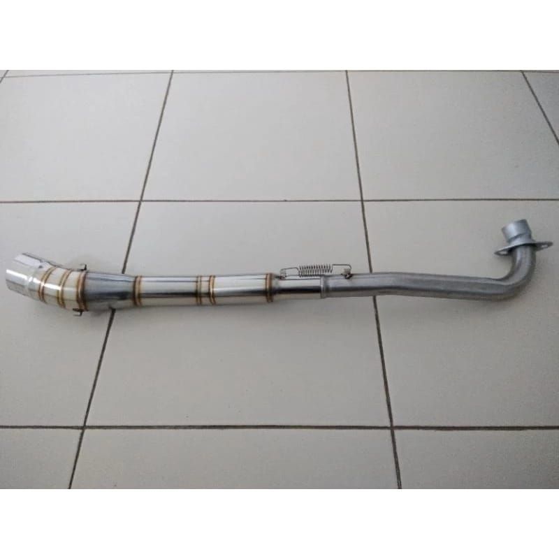Leheran knalpot dan adaptor pnp ckd fu buat supra x 125 revo fi blade karisma absolute lama grand ju