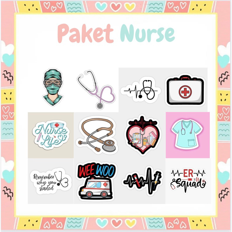 

STIKER DEPOK - STIKER NURSE //STIKER PERAWAT //STIKERNURSE