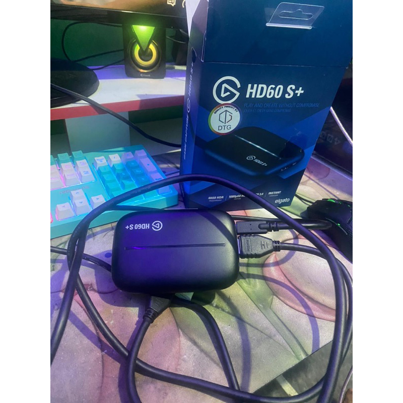 elgato hd60s+ + converter adapter