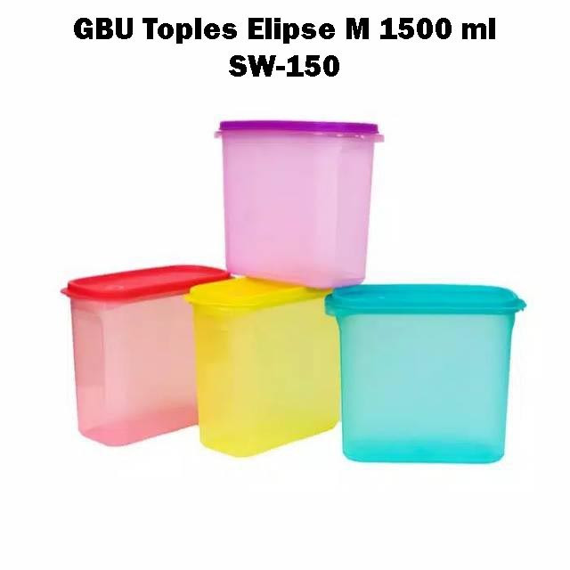 SEALWARE KOTAK TOPLES  PRESS 1500ML GBU PLAST ELIPSE SW-150