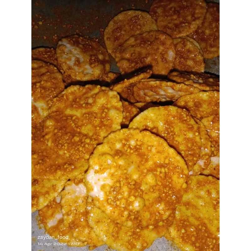 

cemilan opak bumbu