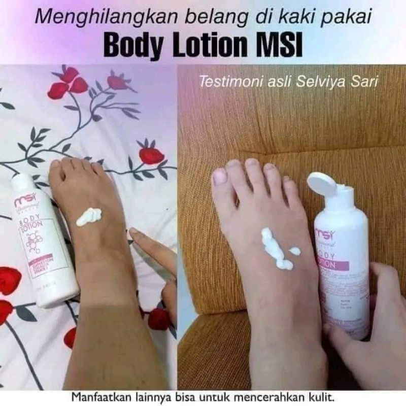 COD-PROMO‼Lotion/ HB Pemutih Msi 100%ORIGINAL FREE GIFT