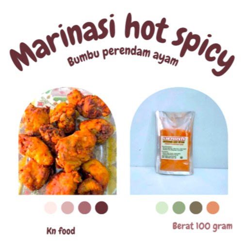 

Bumbu Perendaman Pedas Hot Spicy Marinade Marinasi Ayam Chicken 1 ONS - M Hot Spicy pedas