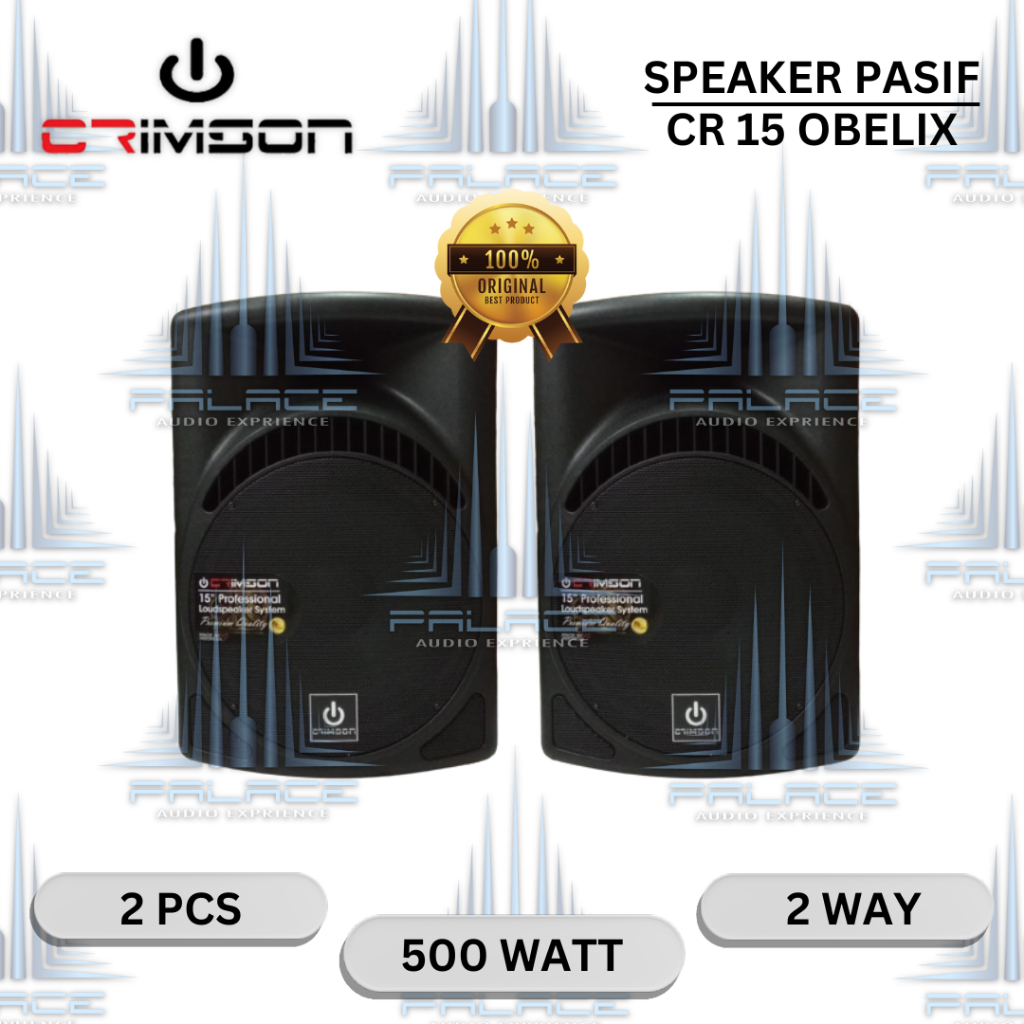 Speaker Pasif 15 Inch 500WATT - Crimson CR 15 OBELIX Passive