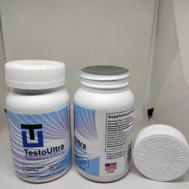 TESTO ULTRA ASLI 100% ORIGINAL BPOM OBAT KUAT PEMBESAR PEMANJANG PENIS KELAMIN PRIA STAMINA PERKASA 