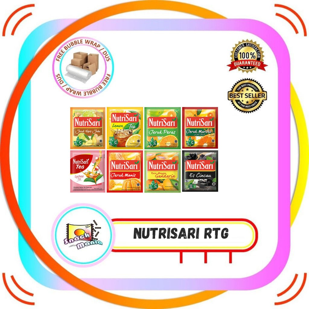 

NutriSari Aneka Rasa 10 Sachet All Varian Jeruk Orange