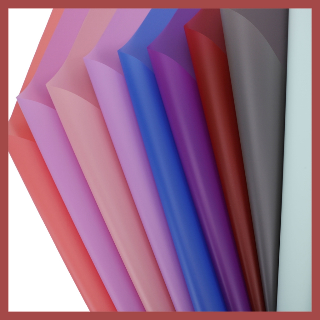 

Flower Wrapping Paper Solid Color Full Kertas Bucket Bunga Full Warna KB01