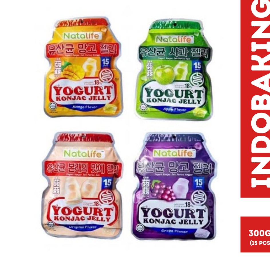 

PRODUK MNSCY Natalife Yogurt Konjac Jelly Halal 3g Isi 15 pcs WVI