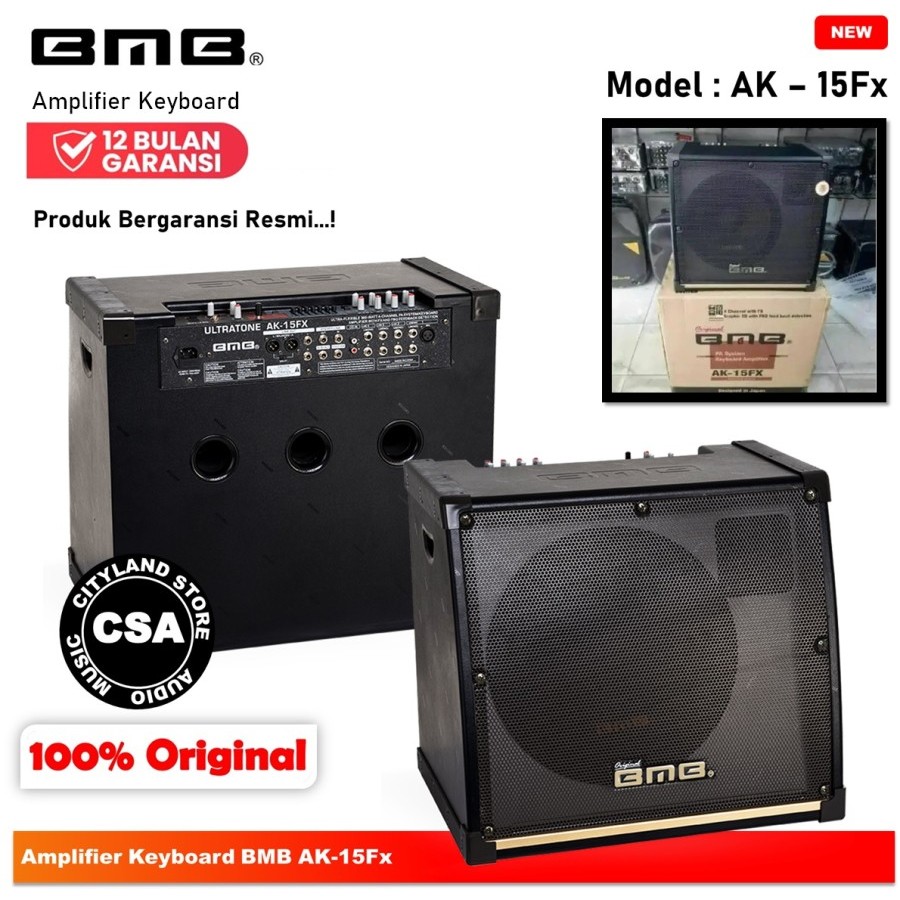 Amplifier Keyboard BMB AK-15FX Original 15 inch
