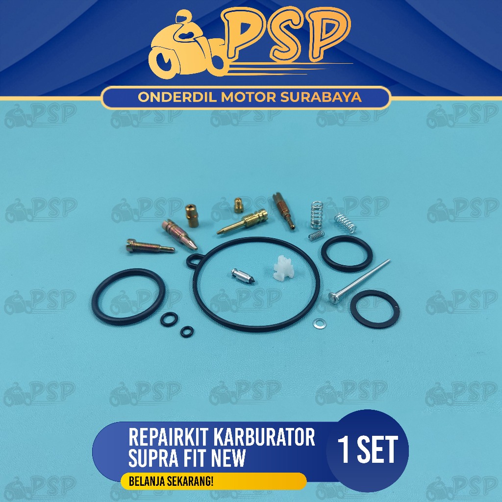 Repairkit Karburator Supra Fit New - Kabulator Kalburator Carburator Repair Kit Parkit Spuyer Karbu