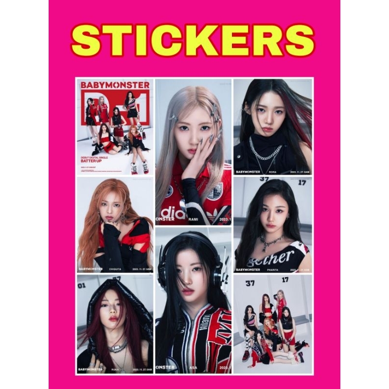 

STICKERS BABY MONSTER A6