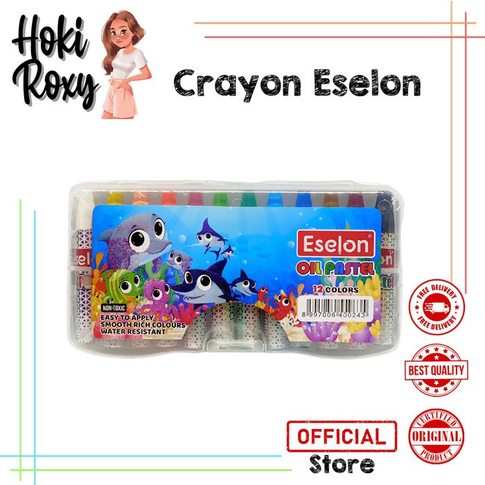 

Crayon / Oil Pastel / Crayon Eselon 12 colors
