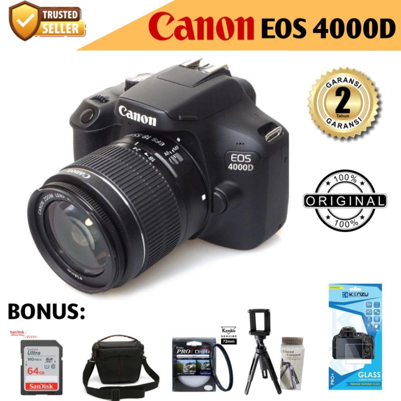 Kamera Dslr Canon Eos 4000d Camera Canon Eos 4000D Kamera DSlr Canon 4000D