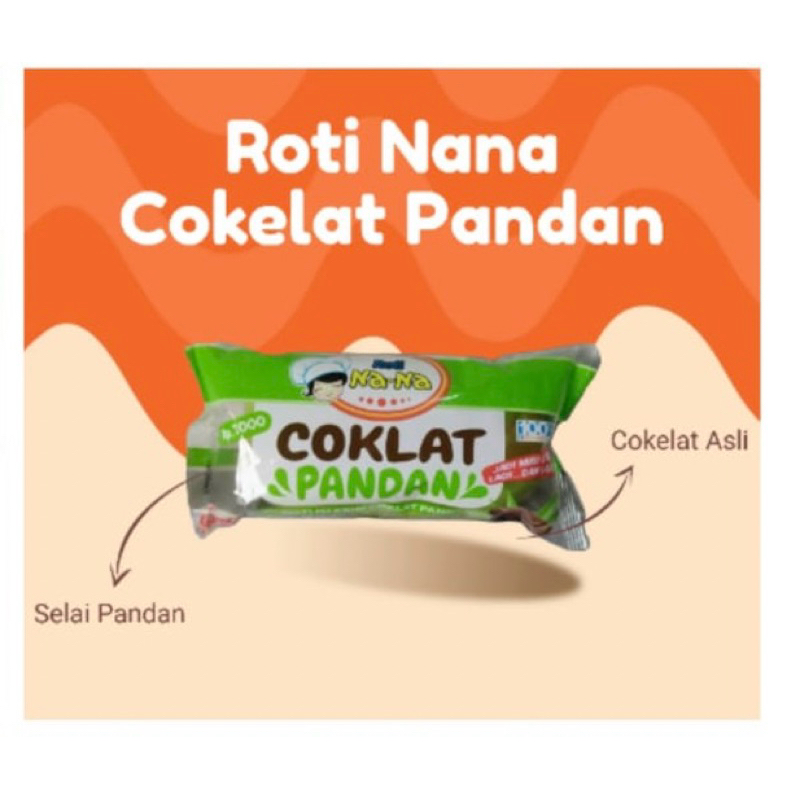 

Roti Nana murah Rasa Coklat Pandan