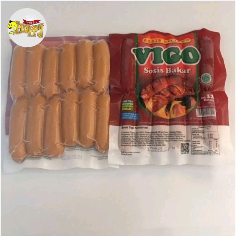 

VIGO Sosis Bakar Beku Frozen isi 12 (500 gr)