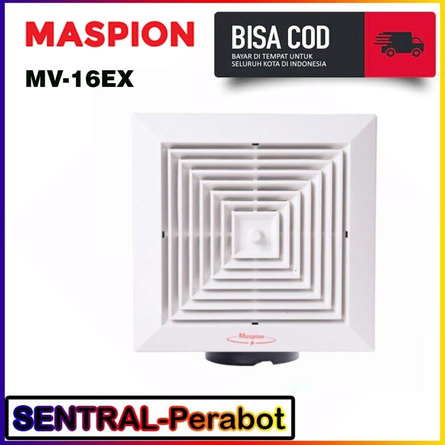Kipas Hisap Plafon 6 Inch Ceiling Exhaust Fan Maspion MV-16EX