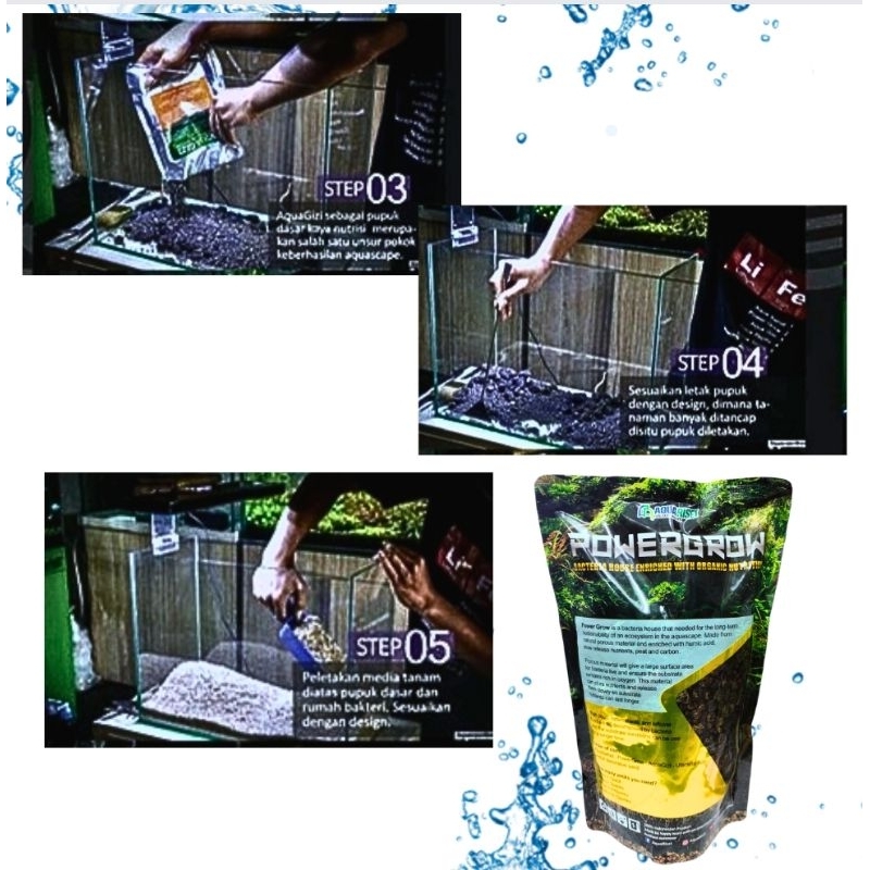 POWER GROW 1L Rumah bakteri Aquarium Aquascape
