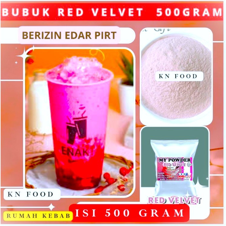 

Bubuk Minuman Red Velvet 500gr || Red Velvet Powder - 500 gram