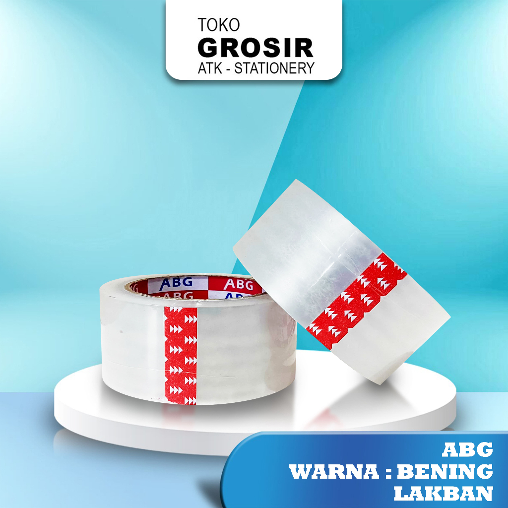 

Lakban Bening OPP Merk ABG/ Perekat Lakban Bening