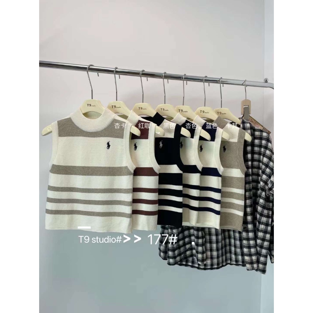 UMISUKA PREMIUM Atasan Inner Kaos Rajut Wanita Turtle Neck Sleveless Tanpa Lengan Korean Style Fashi