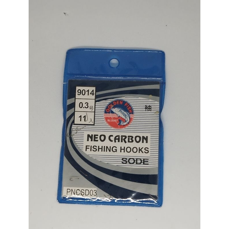 Kail Pancing  Neo Carbon No. 0,3 ( 9014 ) tanpa lubang untuk ikan wader