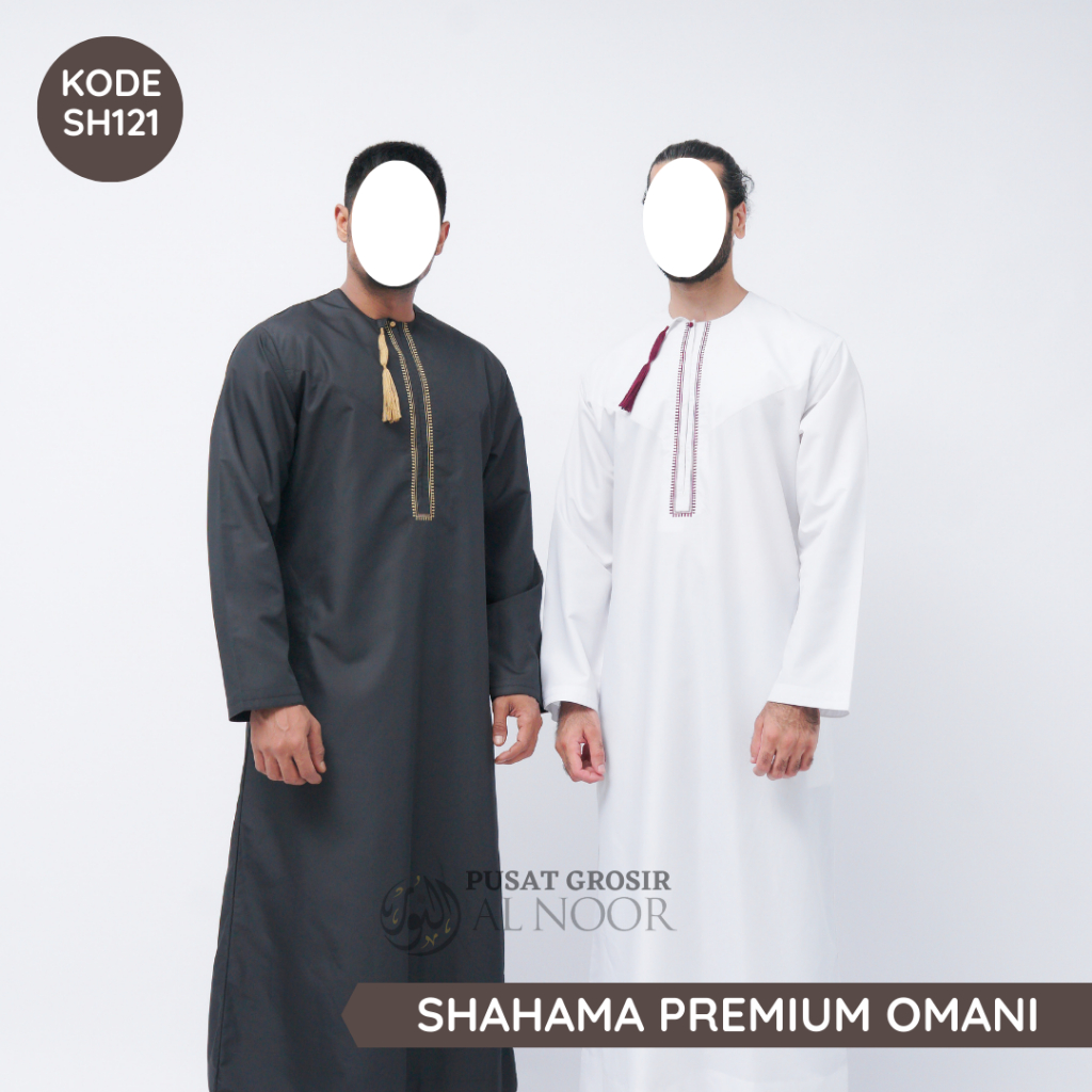 Jubah Pria | Gamis Pria | Shahama Premium Oman 121 | Pusat Grosir Al Noor