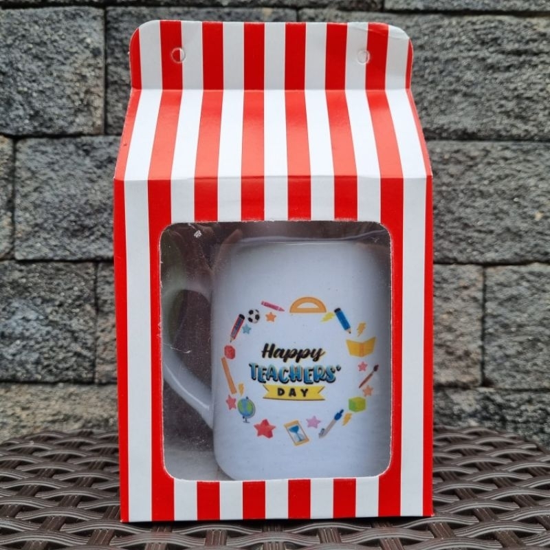 Souvenir box mug / Box warna / box motif / Dus hampers / box Hampers