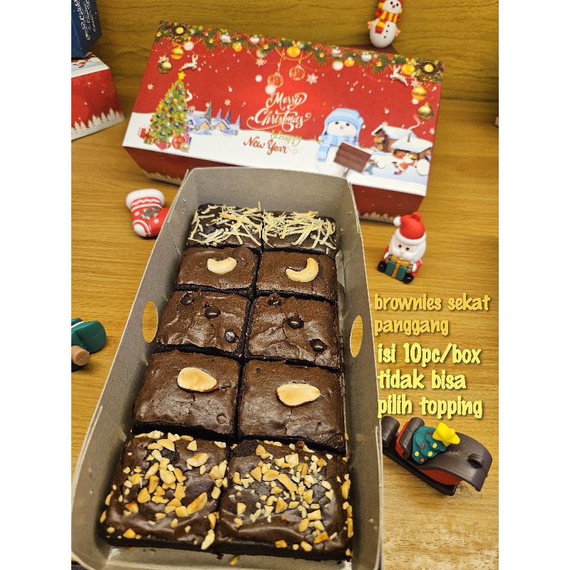 

Hampers natal brownies uk 20x10 Ready tiap hr. ORDER H-1