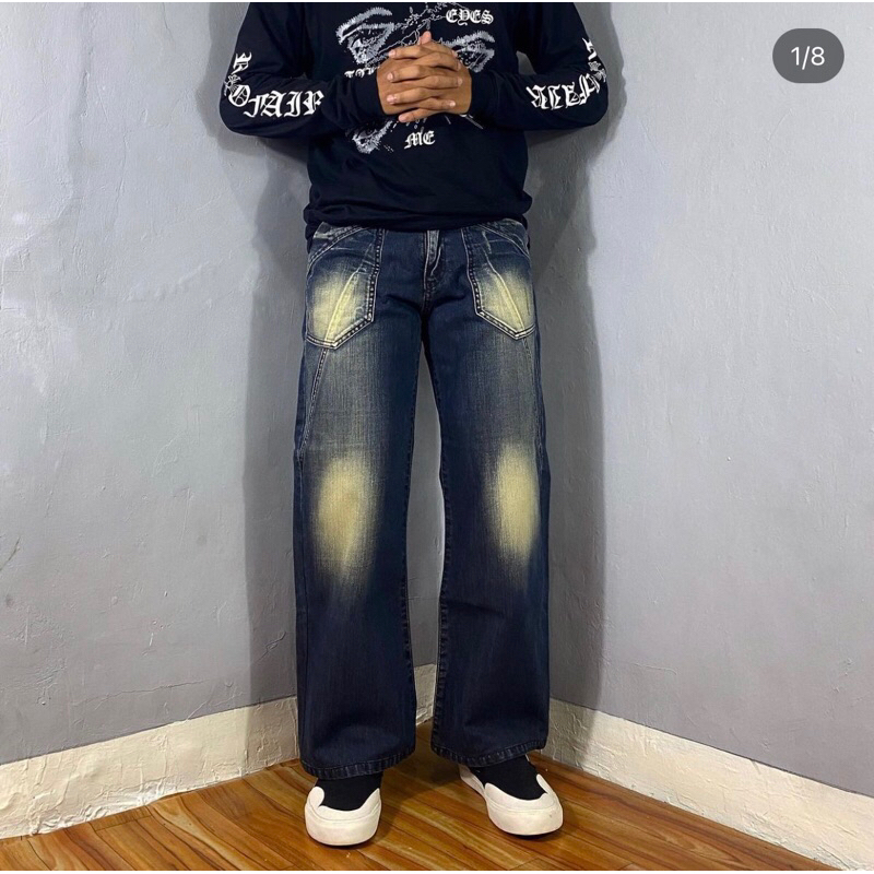 Andew Fatigue washed Jeans