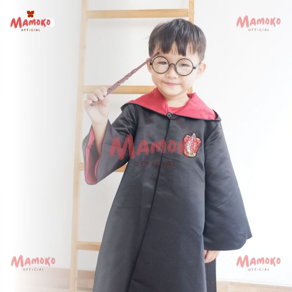 TERLARIS Baju Sekolah penyihir / Jubah Penyihir / sekolah sihir Unisex