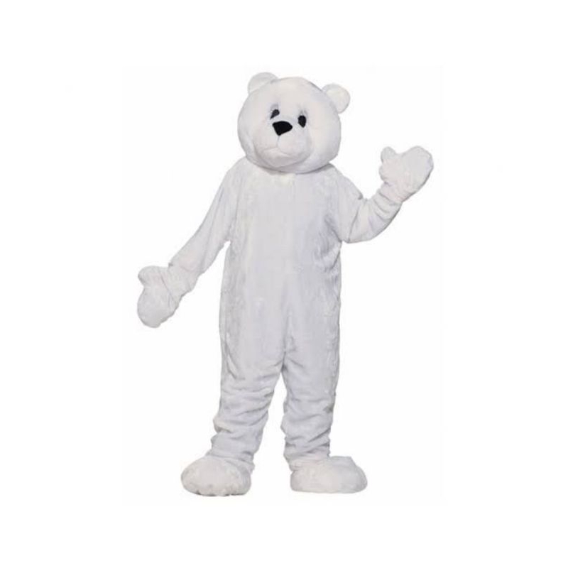 kostum badut beruang kutub.
