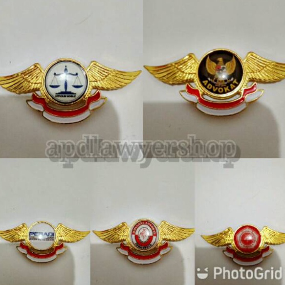 Terupdate WingPin lengkap Officium nobileAdvokatPeradiKaiIkadin full kuningan TERMURAH